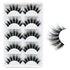 Veleasha 5D Faux Mink Lashes - 100% Handmade Luxurious Fake Eyelashes, 5 Pairs Pack (Dubai)