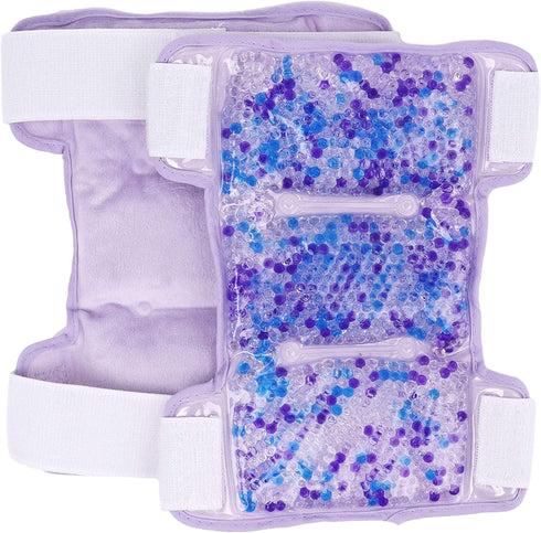 Hot Cold Shin and Calf Ice Packs by FOMI Care - 2 Pack Flexible Compress for Pain Relief, Freezable, Microwavable