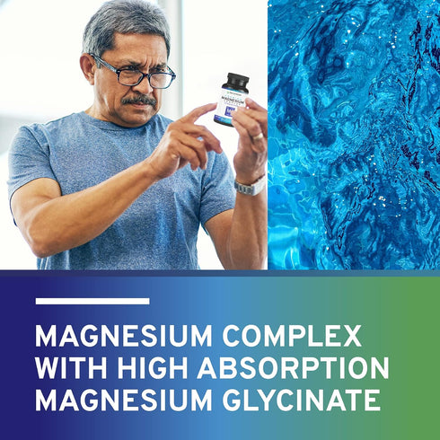 Trio Nutrition Magnesium Complex, 90 Day Supply, 420 mg | Natural Calm, Relax, Stress Relief, Muscle Recovery,