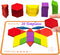 PHIELEY Activities for Dementia Patients, 80 Pieces Wooden Tangrams Puzzle Game for Seniors,