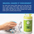 CPAP Mask Wipes by Snugell, 2-Canister, 110 Count, Citrus Scent, 100% Soft Cotton, Skin Safe with Aloe Vera