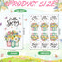Jingmore 100 Pcs Spring Flora Guest Napkins Disposable Paper Bathroom Hand Towels Tulip Mason Jar Decorative Hello
