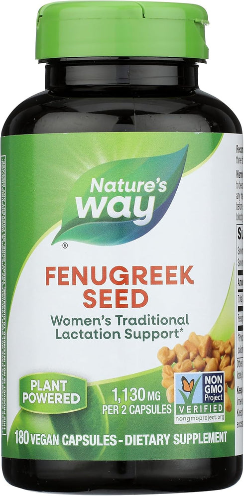 NATURES WAY Fenugreek Seed, 180 CT