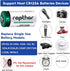 rapthor CR123A Lithium Batteries 3V, 12 Pack 1650mAh High Capacity Non-Rechargeable 123A Photo Battery for Camera