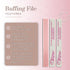 Tammy Taylor Peel ‘N’ Stick Clean Finish Buffer, Natural Nail Buffing File for Fingernails and Toenails, 10 Pack