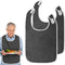 Yuomeaz 2 PCS Adult Bibs for Men, Adjustable Adult Bib for Seniors, Soft