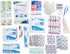 KC-25PP 25 157 10x7x3 inches Primacare Person Compact First Aid Kit with Pieces Emergency Medical Supplies, Portable