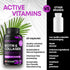 Biotin Vitamins 5000mcg for Hair, Skin & Nails with Marine Collagen Peptides & B Complex, 60 Caps