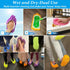 6 Pcs Shoes Cover Duster: Reusable Microfiber Dust Mops, Multi-Purpose Floor Cleaning Slippers for Home and Office