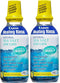 H2Ocean Healing Rinse Mouthwash 2 Pack - Lemon Ice 16oz - Alcohol & Fluoride Free - Great Tasting Sea Salt & Xylitol