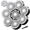 WAHFOX 8 Blades Head Shaver Replacement Blades for Electric Shaver, 8D Head Blade