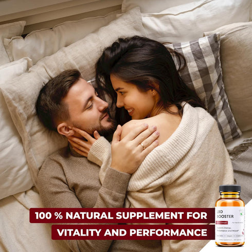 THEHEALTHYHAMSTER (60 Male Libido Booster - Herbal Testosterone Supplement with Organic Maca Root, Korean Red Ginseng
