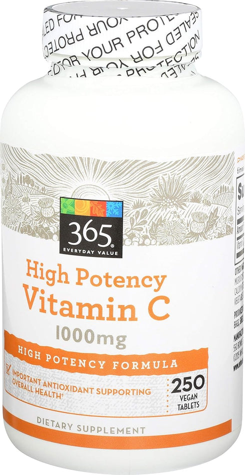 365 Everyday Value, Vitamin C 1000mg, 250 ct