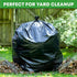 33 Gallon Heavy Duty Black Trash Bags, Upgraded Large Can Liners, 60 Count, 32"x39" Inch