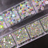 Nails Rhinestones for Crafting, 4000pc Kit A with 6 Sizes SS20 Flatback Rhinestones, Tweezers, and Picking Pen