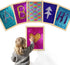 LILXIU 6 PCS Sensory Wall Panel with Wood Frame, Flip Sequin Wall Colorful