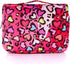 Kids Hanging Toiletry Bag for Girls, Waterproof Travel Cosmetic Makeup Wash Bag, Toddler Toiletries, Leopard Red
