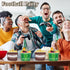 gisgfim 50Pcs Disposable Football Party Paper Bowls, Durable Snack Cups for Game Day, Birthday Party Decorations