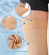 MGANG Medical 20-30 mmHg Compression Stockings for Women & Men, Pair, Thigh High Graduated Compression Socks, Closed