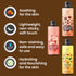 Set Pack 3 1.69 OZ x3 Dude's Love Luscious Flavored Massage Oil - of - Organic - Chocolate, Apple Cinnamon, Mango
