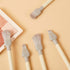 Unique Professional Painter Makeup Brush Set, COSHINE 7pcs Soft Synthetic Wood Handle Foundation, Powder, Eyeshadow, Lip Gloss Cosmetic Brushes Kit