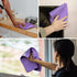 MR.SIGA Microfiber Cleaning Cloths - Pack of 12, All-Purpose Towels, Streak-Free, Purple, Size 32 x 32 cm