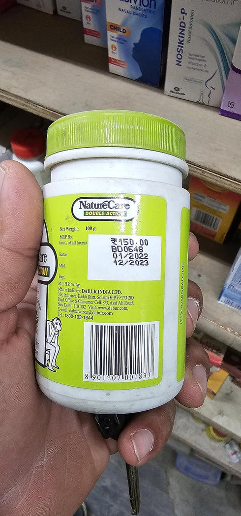 Dabur 2 X Naturecare Double Action Isabgol (2 X 100G) Triphala/Trifala + Ajwain (Bishop's Weed) Relief from Constipation & Gas