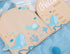 YOUAME Set Birth Announcement Wood Sign Board - Boy Under The Sea Newborn Footprint Milestone, Ocean Theme Hello World