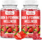 Iron for Women Gummies, 25mg Iron Supplement with Multivitamins, 2 Pack for Iron Deficiency & PMS Support