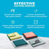 E-Cloth 6-pc Home Cleaning Essentials | Multiple Microfiber Cleaning Cloths for Streak-free Clean Glass, Kitchen, Dust