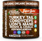 Organic Turkey Tail Mushroom Supplement Capsules | Lions Mane Cordyceps Reishi Chaga