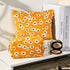 2 Pieces Little Flower Makeup Bag Large Cosmetic Bag Capacity Canvas Travel Toiletry Bag Organizer Cute Makeup Brushes Aesthetic Accessories Storage Bag for Women