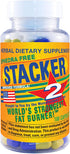 Stacker 2 Fat Burner Capsules, Ephedra Free, 100-Count