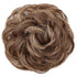 MORICA 1PCS Messy Hair Bun Hair Scrunchies Extension, Curly Wavy Synthetic Chignon Hairpieces for Women (12H24#)