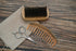 Louise Maelys Wooden Wide Tooth Comb for Curly Hair - Anti-Static Sandalwood Hair Combs for Adults and Kids