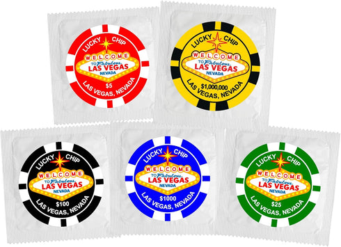 Callvin - Pack of 5 Hilarious Condoms -Pack Poker - Fun and