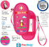 PracMedic Bags Insulated Epipen Carry Case for Kids - Holds 2 Epi Pens or Auvi Q, Allergy Medicine, Pink
