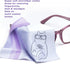 10 Pack Cute Kitty Cat Design Microfiber Cleaning Cloths, Multicolor for Eyeglasses, Sunglasses, Cell Phone