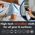 Microfiber Cloth - 12-Pack, 12" x 12" Oversized cleaning cloths. Washable and Durable Microfiber Cleaning Cloth for Glasses, Lenses, Electronics and screens. High Tech Quality Material