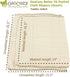 OsoCozy -100% 3 4x8x4 25-45 lb.) 1 Dozen Better Fit Unbleached Prefold Cloth Diapers Cotton, Gauze Weave, Sized for Tri