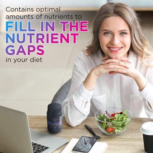Livingood Daily Methylated Multivitamin for Women & Men, Non-GMO, Gluten-Free, Vegetarian Multi Vitamin Capsules