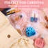 Hopttreely Organza Bags with Drawstring, 50pcs White 3x4inch Jewelry Bags for Small Presents