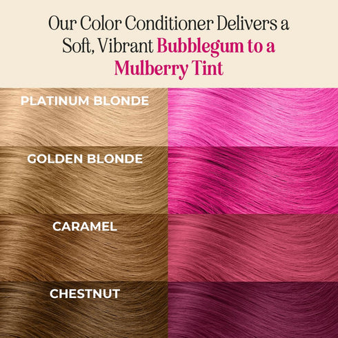INH Semi Permanent Hair Color - Pink Hair Dye, No Bleach, No Peroxide, Vegan, Ammonia Free, 6oz