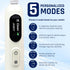 Set 4 90 Electric Toothbrush for Adults, Battery Operated Rechargeable Sonic Toothbrush, Travel Tooth Brush