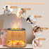 Walve 8 Fireplace Flame Diffuser & Himalayan Salt Lamp, Colors Aromatherapy Diffuser Cool Mist Humidifier with Timer