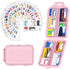 Shiritany Travel Pill Organizer with 189 Medicine Labels & Stickers - 7 Day