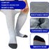Ioryzek 2 Grey-2Pairs) Diabetic Socks Extra Width Non Binding Pairs Bariatric Sock Neuropathy Hospital Swollen Socks