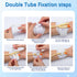 Pack 25 Foley Catheter Stabilization Device, Self Adhesive Catheter Tube Urinary Leg Bag Holder Sticker, Catheter