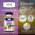 Kaya Naturals Elderberry Immune Support, Vitamins with Zinc and Vitamin C, Probiotics & Turmeric 1000mg, 30 Count