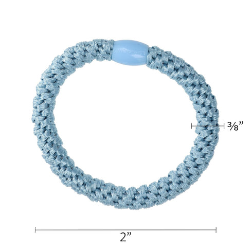 Pastel Hair Ties for Thick Hair, 15 Pack, No-Crease Bands with Strong Hold, Soft Spring Colors | L. Erickson
